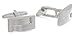 Kenneth Cole REACTION Men's Cufflinks, Silver, One Size