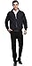 chouyatou Men's Active Lightweight Softshell Zipper Bomber Jacket (Medium, Black)