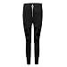 YEMOCILE Punk Gothic Women Leggings Hollow Out Five-Pointed Star Pentagram Pencil Sexy Pants Black