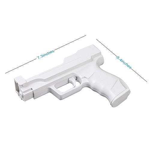 Wii Motion Plus Gun for Nintendo Wii Controller + Wii Shooting Games (White,Set of 2) - Thumbnail 6