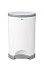Dekor Classic Hands-Free Diaper Pail | White | Easiest to Use | Just Step - Drop - Done | Doesn't Absorb Odors | 20 Second Bag Change | Most Economical Refill System