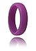 Women's Ladies Silicone Wedding Band Ring | Hypoallergenic | Waterproof | Medical Grade Silicone | Athletes, Laborers, Crossfit, Firefighters, Etc. | Durable For Women