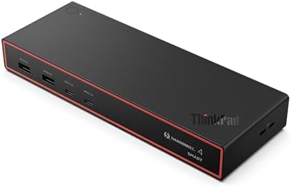Amazon.com: Lenovo ThinkPad USB 4 Smart Dock 5500 w/ 135W Adapter