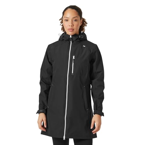 Femmes W Belfast Veste longue, Noir, S