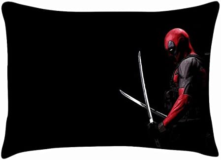 Standard Size Dead Pool Pillowcase Deadpool Cover Two Sides Pillowslip 20x30 Inch
