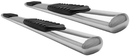 5" Oval Tube S/S Side Step Rails Nerf Bar Running Boards Fit 05-16 Toyota Tacoma Double/Crew Cab (w/ 4 Full Size Doors)