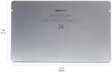 Amazon Basics Coloured Pencils 36 Pack in Tin Box Assorted Colours view 4