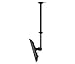 Atdec TH-3070-CTL Ceiling Mount with Long Drop Length for Displays up to 143-Pound, 74.8-Inch, Black