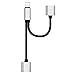 Headphone Adapter Phone Connector Earphones Aux Audio Adapter Stereo Jack Dual Port Headset Audio Adapter Splitter
