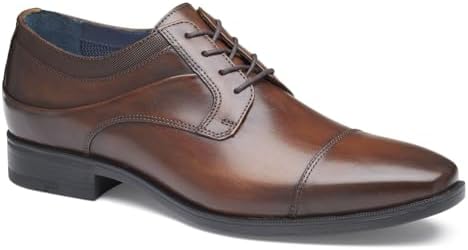 Johnston & Murphy Hawthorn Mens Leather Casual Dress Shoes Oxfords Size 8 Brown Johnston & Murphy Men main image 4
