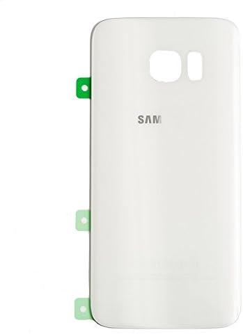 MIMOB Replacement Glass Back Door Panel for Samsung S7, White