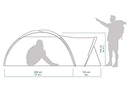 Crua Duo Maxx 3 Person Camping Tent Lightweight