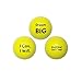 Pure Origins | Motivational Stress Balls | Hand Exercise|Gift 6-Pack |Fidget Accessory for Stress Relief, Special Needs, Concentration, Anxiety, Motivation, ADHD,ADD, Autism and Team Building (Yellow)