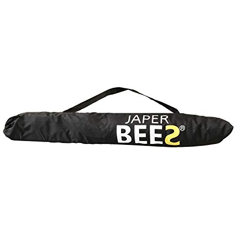 JaperBees Bumblebee Metal Ladder Toss Outdoor Lawn Game Set with Premium Rubber Golf Ball Bolos and Heavy Duty Carrying Case