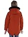 SOLOCOTE Heavyweight Winter Coats for Boys Warm Tough Thick Hooded Lined Jacket Water Resistant Windbreaker, SW18012 Orange C 7-8Y