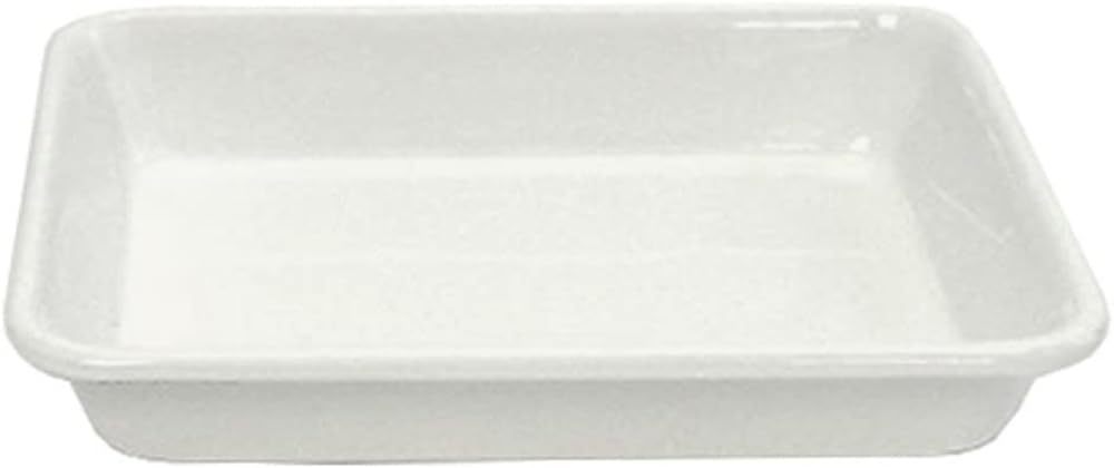 野田琺瑯(Nodahoro) バット ホーロー 耐熱 15枚取 29.6×23.5×4.3cm トレー 料理 日本製 ホワイト VA-15W商品画像