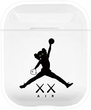 Apple Airpod (1&2) Case 2020 Case Hard Plastic Full Protector High Fashion Brands For Teens Boys Girls Fashion Clear Case Shockproof Designer Protective Cover Compatible with Wireless Charging