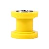 8 mm kettingrol, kettingrolschuifspanner, katrolkettingrolwielgeleider voor straatfiets motorfiets ATV(Geel)