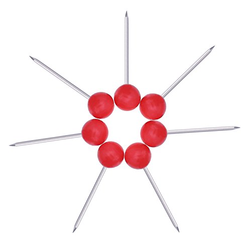 500 Pack Map Push Pins Map Tacks Small Size (Red, 1/8 Inch) Pricepulse