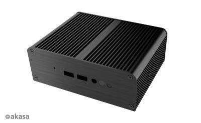 Akasa Newton JC Fanless case for Intel June Canyon NUC with Pentium or Celeron Processors - A-NUC42-M1B