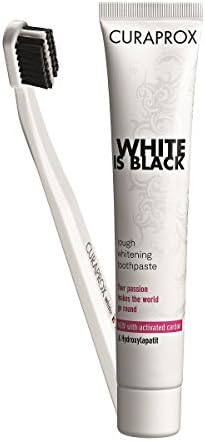 Curaprox White Is Black 90ml + Toothbrush Ultra Soft