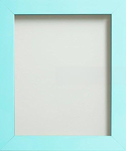 Frame Company Candy Range 12 x 8-Inch Plastic Picture Photo Frame, Aqua Blue