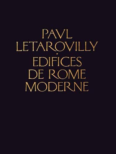 Edifices de Rome Moderne (Reprint Series) by Paul Letarouilly