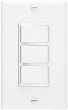 Broan Nutone 66w Nutone Ventilation Independent Switches For Heaters And Fans 15 Amp 120v White Three Function Wall Control 20 Hvac Controls Amazon Com