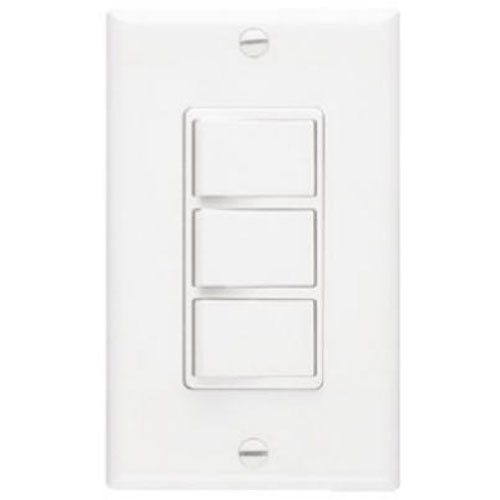 NuTone ThreeFunction Wall Control for Ventilation Fans, Independent Switches for Heaters and