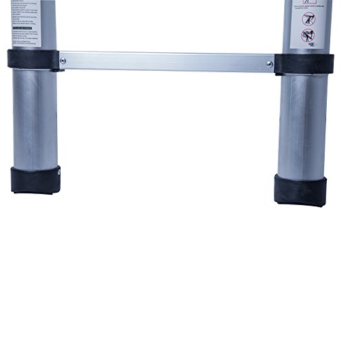 Idealchoiceproduct 10.5 FT Aluminium Telescopic Telescoping Ladder Extension Steps