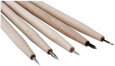 Abig Etching Needle, Metal, Beige, 0.5 x 0.5 x 18cm