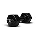 Fitness Republic Vinyl Coated Dumbbells Hex Shaped, Roll Free, Non Slip Hand Weights for Strength Training, Color Coded Dumbbells - (15 Pounds Pair/Set or 2)