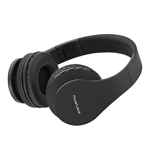 PowerLocus Wireless Bluetooth OverEar Stereo Foldable Headphones