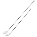 Purefold 15.7/12 Inches Bar Cocktail Spoons Set, Stainless Steel Spiral Pattern Cocktail Shaker Cocktail Mixing Spoon