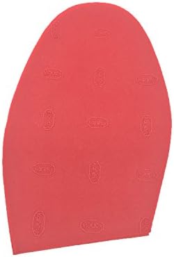 Louboutin Red - Shoe Replacement Rubber Half Sole, Choose Thickness and Color, Pack of 1 Pair (Thickness 1mm, C: RED)