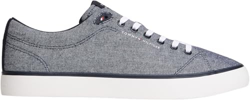 Uomo Sneakers Vulcanizzate Chambray Profilo Basso, Blu (Desert Sky), 42