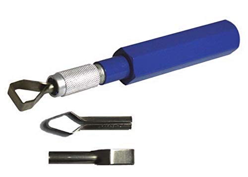 120V 1600W PVC Vinyl Flooring Hot Air Welding Tools Heat Gun Kit with Quarter Moon Trimming Skiving Knife, Vinyl Hand Groover, Speed Welding Nozzles and Triac S Plastic Welder Heating Elements - Thumbnail 7