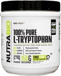 NutraBio L-Tryptophan Powder - 150 Grams
