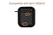 2019 New AirPods Case 7 in 1 Accessories for Airpods 2/Airpods New competible with Wireless Charging Function Accessories Protective Cover Included Ear Hook Grips Staps Clips/Skin/Tips/Grips Blackthumb 3