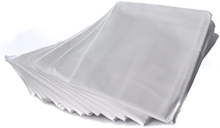 Weaved Collection 12 Pack Standard Size White Pillowcases T-200 (20" X 30")