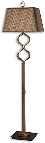 The Jareth Collection Coffee Bronze Floor Lamp
