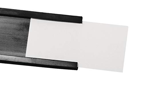 Etiquetas de papel magnéticas. Perfil en C B 40 mm, ancho: 37 mm, hoja