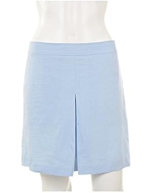 THEORY Taminara pleated stretch linen-blend shorts