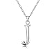 MMTTAO Initial Necklace 26 Letters Alphabet Monogram Charm Pendant Necklace for Women Girls Gifts Silver Plated Personalized Letter Necklace A-Z