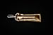Chapstick Key Chain Holder Gold Faux Leather Lip Balm Keychain Shiny Pouch