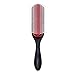 Denman Curly Hair Brush D5 (Red & Black) 9 Row Styling Brush for Detangling, Separating, Shaping and Defining Curls - For Women and Men