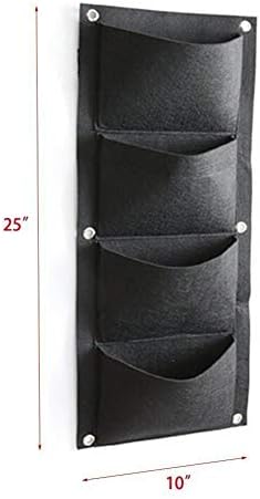 Smallpocket Bolsa De Siembra Fieltro Vertical Bolsa Crecimiento 4 ...