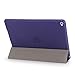 iPad Air Case, Dowswin Multi-fold Stand Smart Case Cover with Soft TPU Back [Auto Sleep/Wake ] for Apple iPad Air 1nd Gen (Purple)