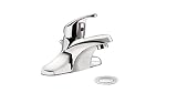 Starstar Classic Single Handle Centerset Faucet, Chrome with Pop-up Drain