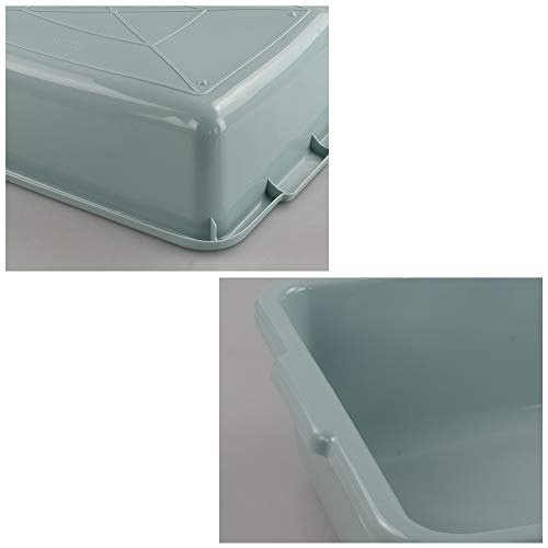 Utiao 4 Pack Versatile Plastic Bus Box, Commercial Bus Tubs, 14.85" x
